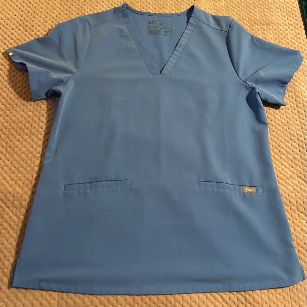 Figs Scrubs Ceil Blue